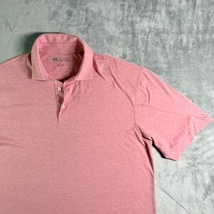 ONWARD RESERVE Mens Pink Short Sleeve Polo Shirt L Golf Casual